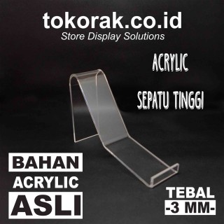 ACRYLIC SEPATU TINGGI